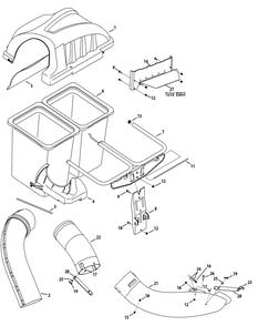 Part Location Diagram of 731-08388 MTD Chute Extension